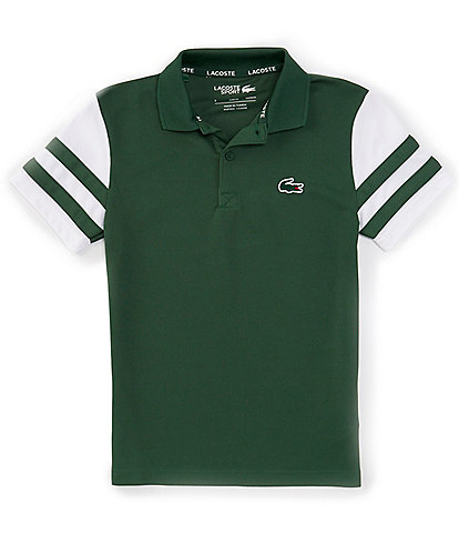 Lacoste Big Boys 8-16 Short Sleeve Color Blocked Polo Shirt