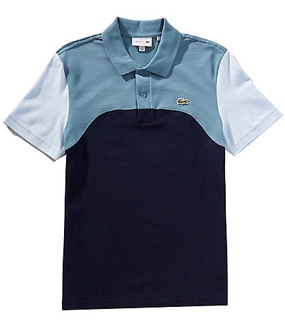 Lacoste Color Block Pique Short Sleeve Polo Shirt