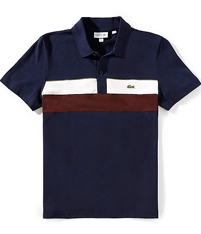 Lacoste Color Block Short Sleeve Polo Shirt