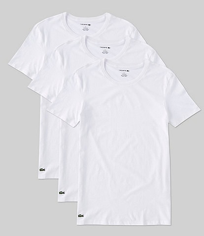 Lacoste Crew Neck Slim Fit Essential Undershirt 3-Pack