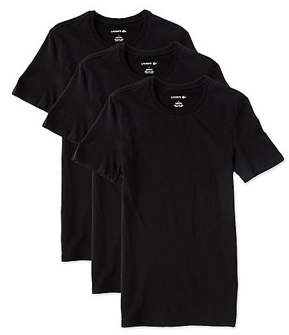 Lacoste Crew Neck Slim Fit Essential T-Shirts 3-Pack