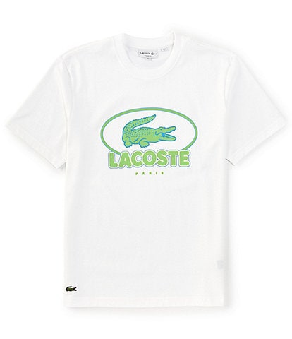 Lacoste Croc Logo Short Sleeve Graphic T-Shirt