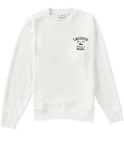 Lacoste Embroidered Fleece Sweatshirt
