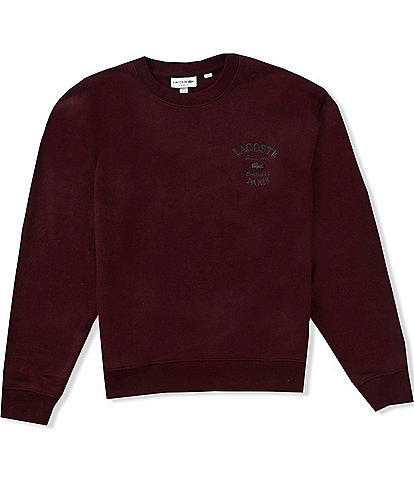 Lacoste Embroidered Fleece Sweatshirt