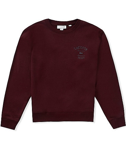 Lacoste Embroidered Fleece Sweatshirt