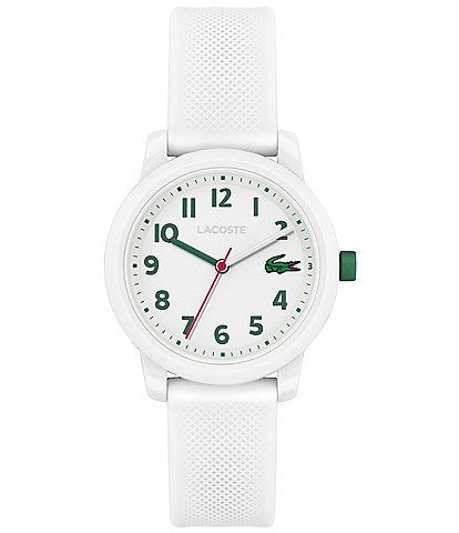 Lacoste Kid's 12.12 Three-Hand Light Silicone Strap Watch