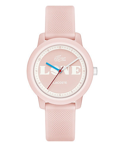Lacoste Kid's L.12.12 Three Hand Silicone Strap Watch