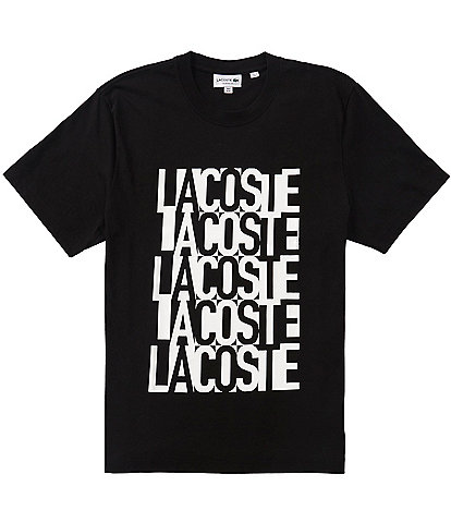 Lacoste Logo Print Short Sleeve T-Shirt
