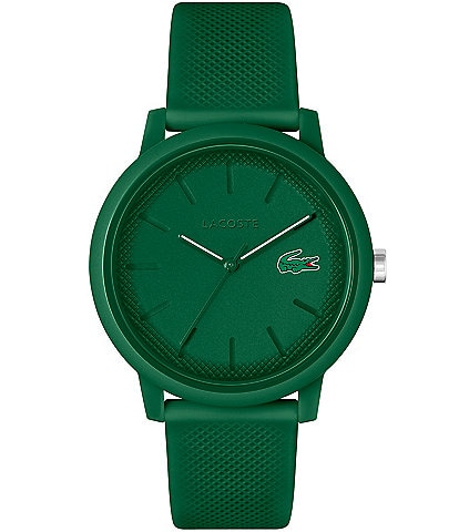 Lacoste Men's 12.12 Quartz Analog Green Silicone Watch