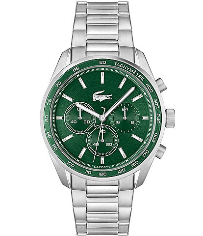 Lacoste Men's 42mm Vancouver Chronograph Stainless Steel Bracelet Watch