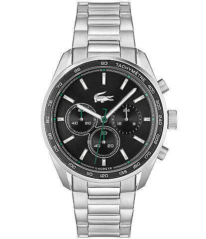 Lacoste Men's 42mm Vancouver Chronograph Stainless Steel Bracelet Watch