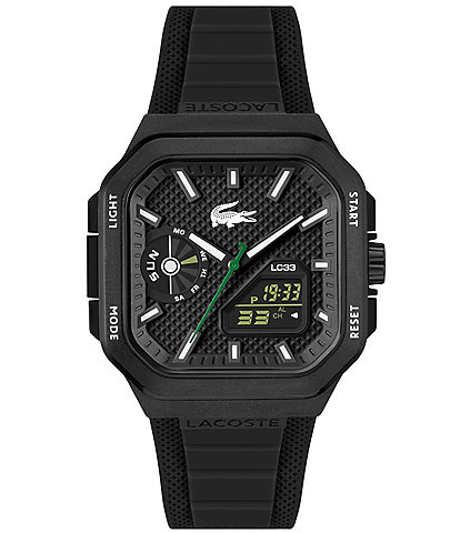 Lacoste Men's LC33S Ana-Digi Silicone Strap Watch