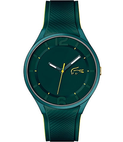 Lacoste Men's Ollie Analog Green Silicone Strap Watch