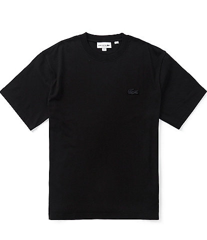 Lacoste Metallic Croc Logo Short Sleeve T-Shirt