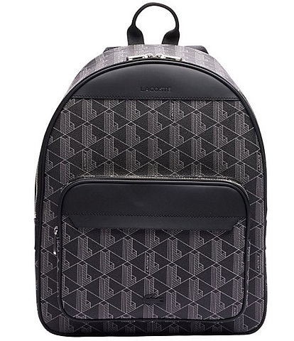 Lacoste Monogram Logo Backpack