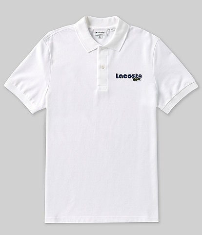 Lacoste Pique Short Sleeve Left Chest Logo Polo Shirt
