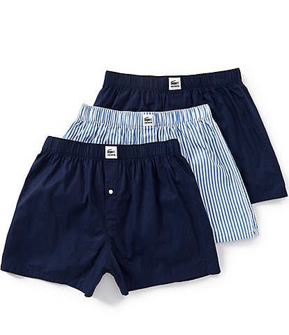 Lacoste Poplin Boxers 3-Pack