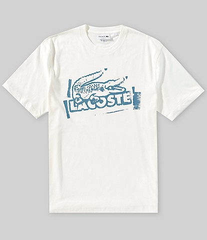 Lacoste Printed Jersey Short Sleeve T-Shirt