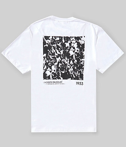 Lacoste Printed Motif Jersey Short Sleeve T-Shirt