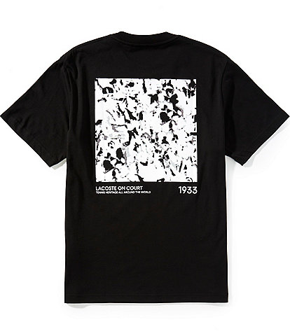 Lacoste Printed Motif Jersey Short Sleeve T-Shirt