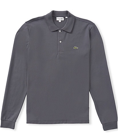 Lacoste Solid Long Sleeve Polo Shirt