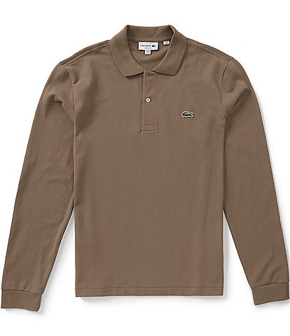 Lacoste Solid Long Sleeve Polo Shirt