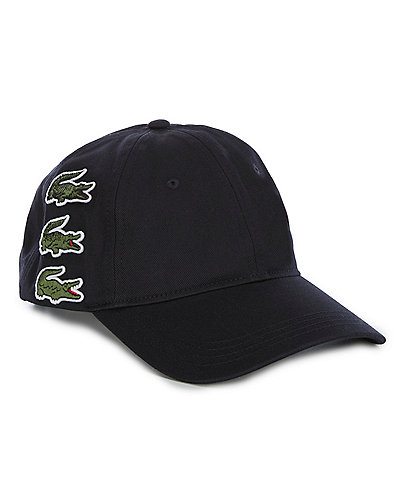 Lacoste Stacked Croc Logo Baseball Cap