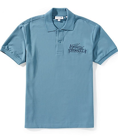Lacoste Stamp Graphic Short Sleeve Polo Shirt