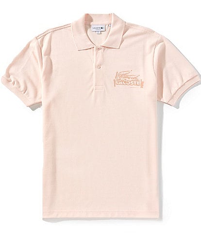 Lacoste Stamp Graphic Short Sleeve Polo Shirt