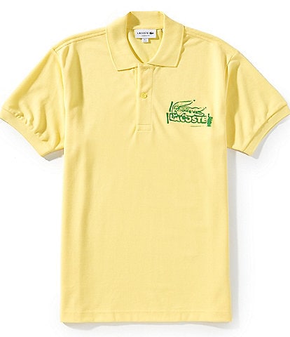 Lacoste Stamp Graphic Short Sleeve Polo Shirt