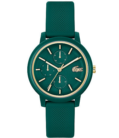 Lacoste Women's Multifunction Textured Silicone Strap Watch