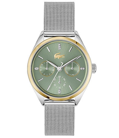 Lacoste Women's Atena Multifunction Stainless Steel Mesh Bracelet Watch