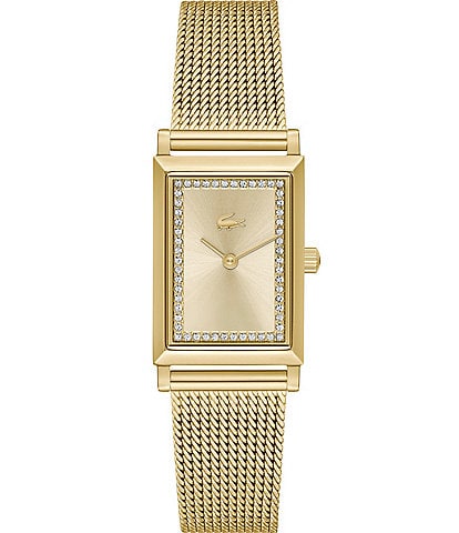 Lacoste Women's Catherine Gold Tone Mesh Bracelet Watch