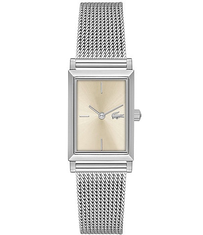 Lacoste Women's Catherine Two Hand Stainless Steel Mesh Bracelet Watch