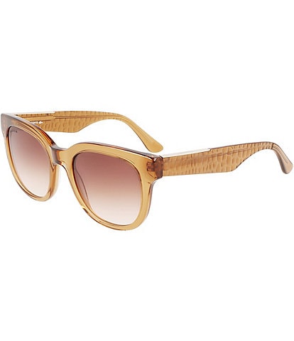 Lacoste Women's L971S 52mm Transparent Oval Sunglasses