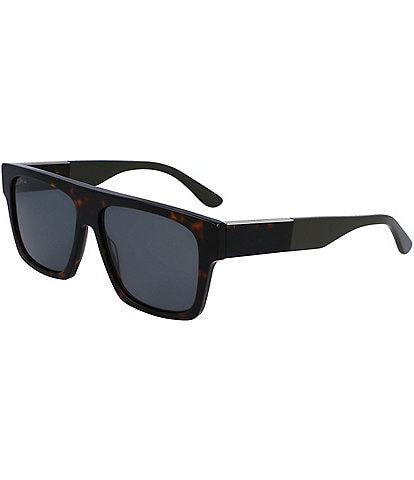 Lacoste Women's L984S 57mm Dark Havana Rectangle Sunglasses