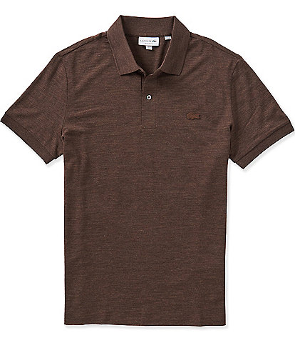 Lacoste Wool Blend Short Sleeve Polo Shirt