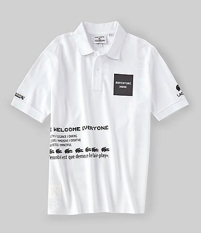 Lacoste X Minecraft Pique Short-Sleeve Polo Shirt