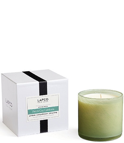 LAFCO New York Fresh Cut Gardenia Classic Candle, 6.5 oz