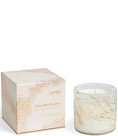 LAFCO New York Holiday White Maple Bourbon 15.5 oz. Signature Candle