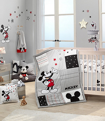 Lambs & Ivy Magical Mickey Mouse 3-Piece Nursey Crib Bedding Set
