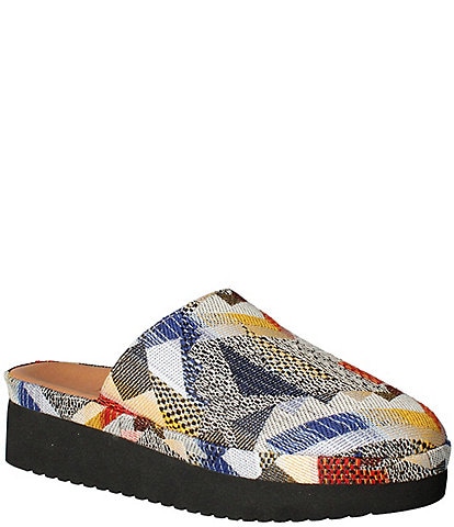 L'Amour Des Pieds Adelise Printed Mules