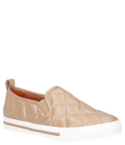 L'Amour Des Pieds Kamada Quilted Leather Slip-On Sneakers