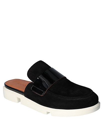 L'Amour Des Pieds Saccar Kidsuede Slip-On Mules