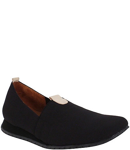 L'Amour Des Pieds Tumai Stretch Fabric Slip-Ons