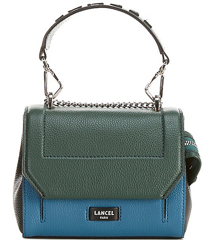 LANCEL Ninon de Lancel Small Colorblock Leather Crossbody Bag