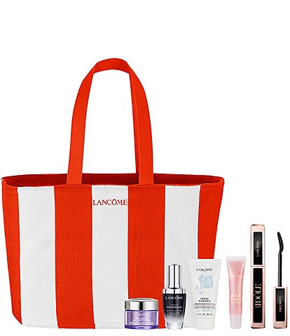 Lancome 6-Piece Beach Bundle! $49 with any Lancome Purchase! A $201 Value!