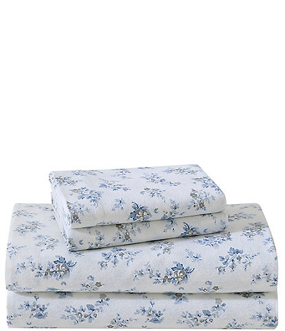 Laura Ashley Audrey Cotton Flannel Sheet Set