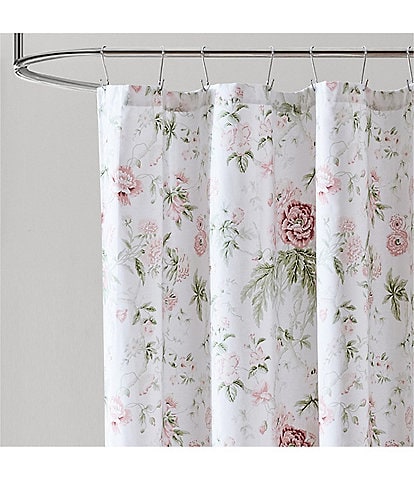 Laura Ashley Breezy Floral Shower Curtain