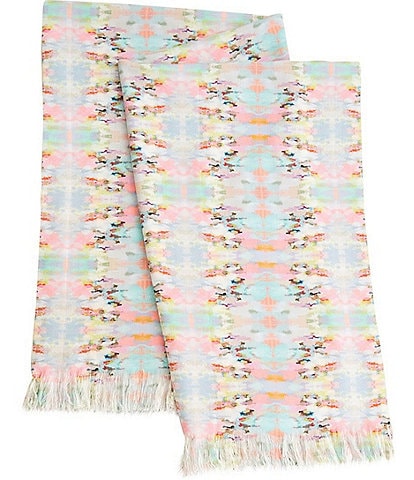 Laura Park Brooks Avenue Fringe Trim Throw Blanket